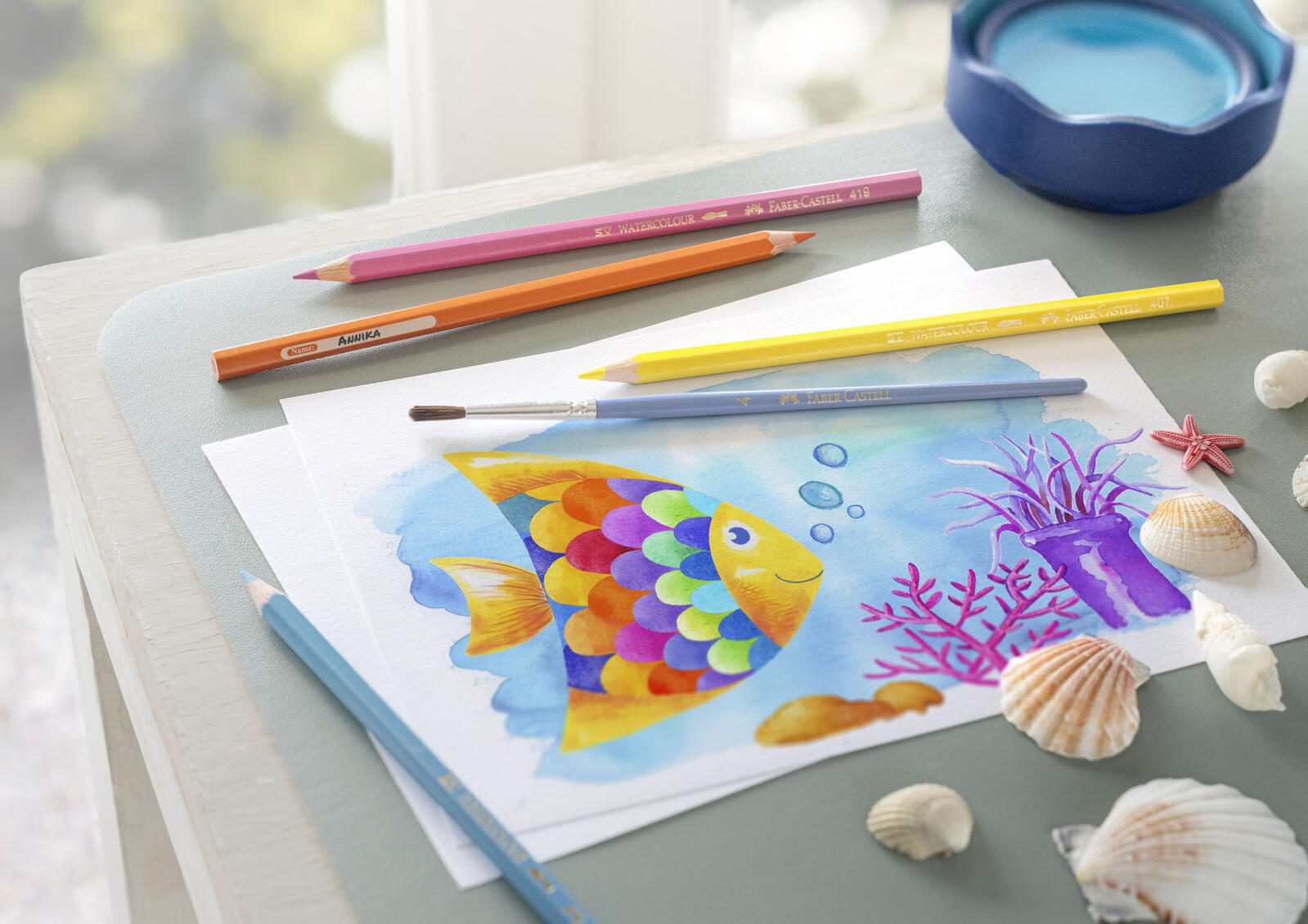 FABER-CASTELL Aquarellstifte Mehrfarbig FABER-CASTELL Aquarellstifte Mehrfarbig